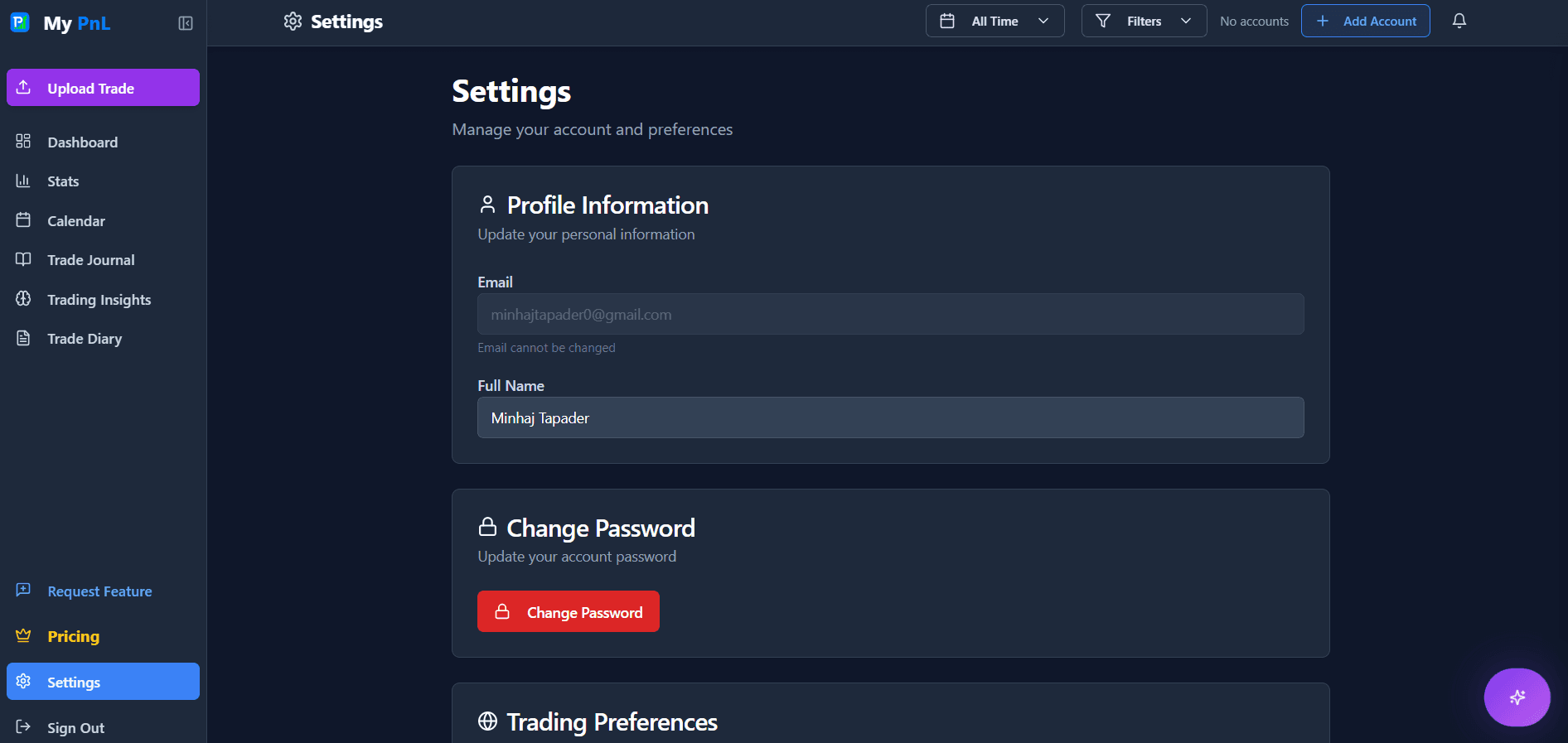 MyPnL Screenshot 4