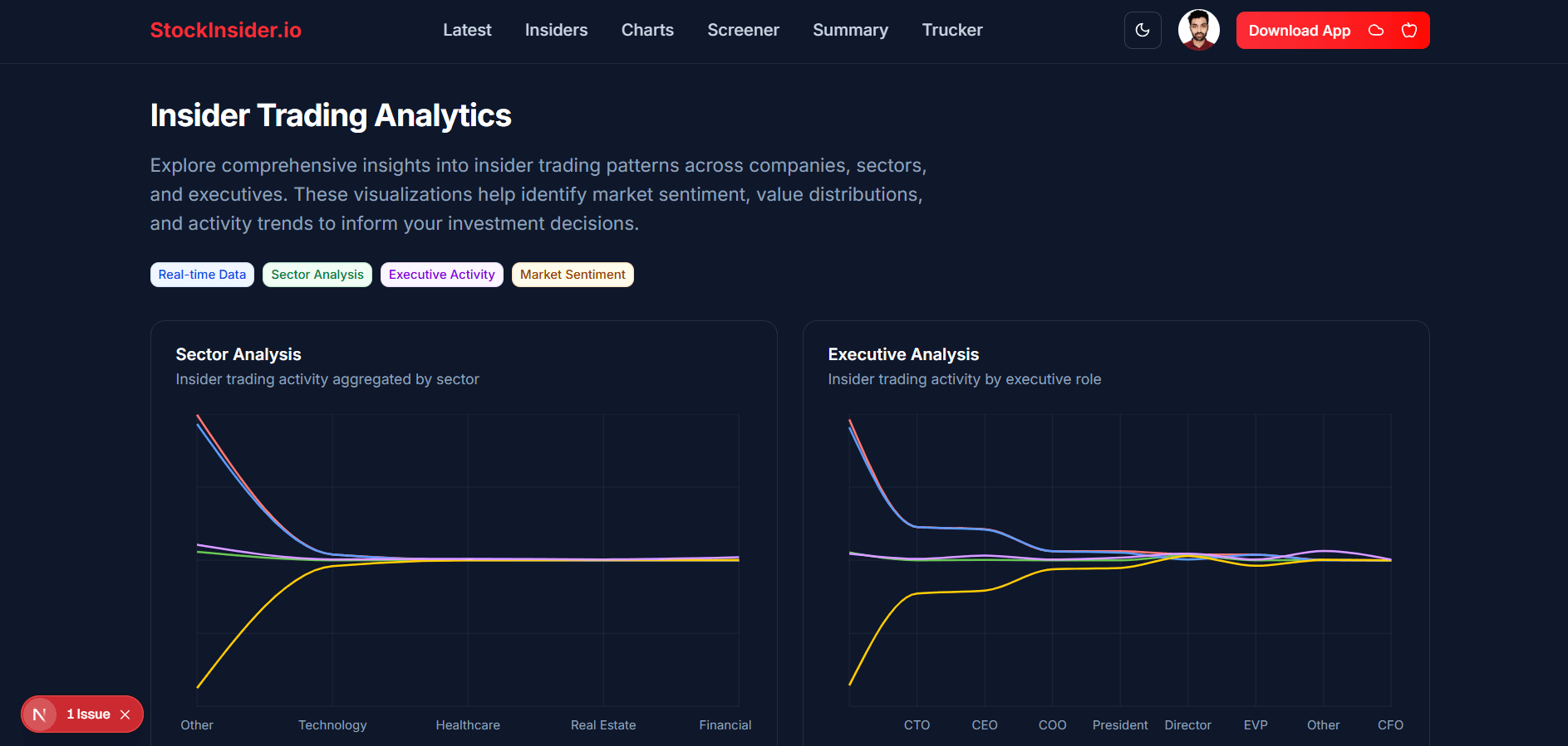 StockInsider.io Screenshot 3