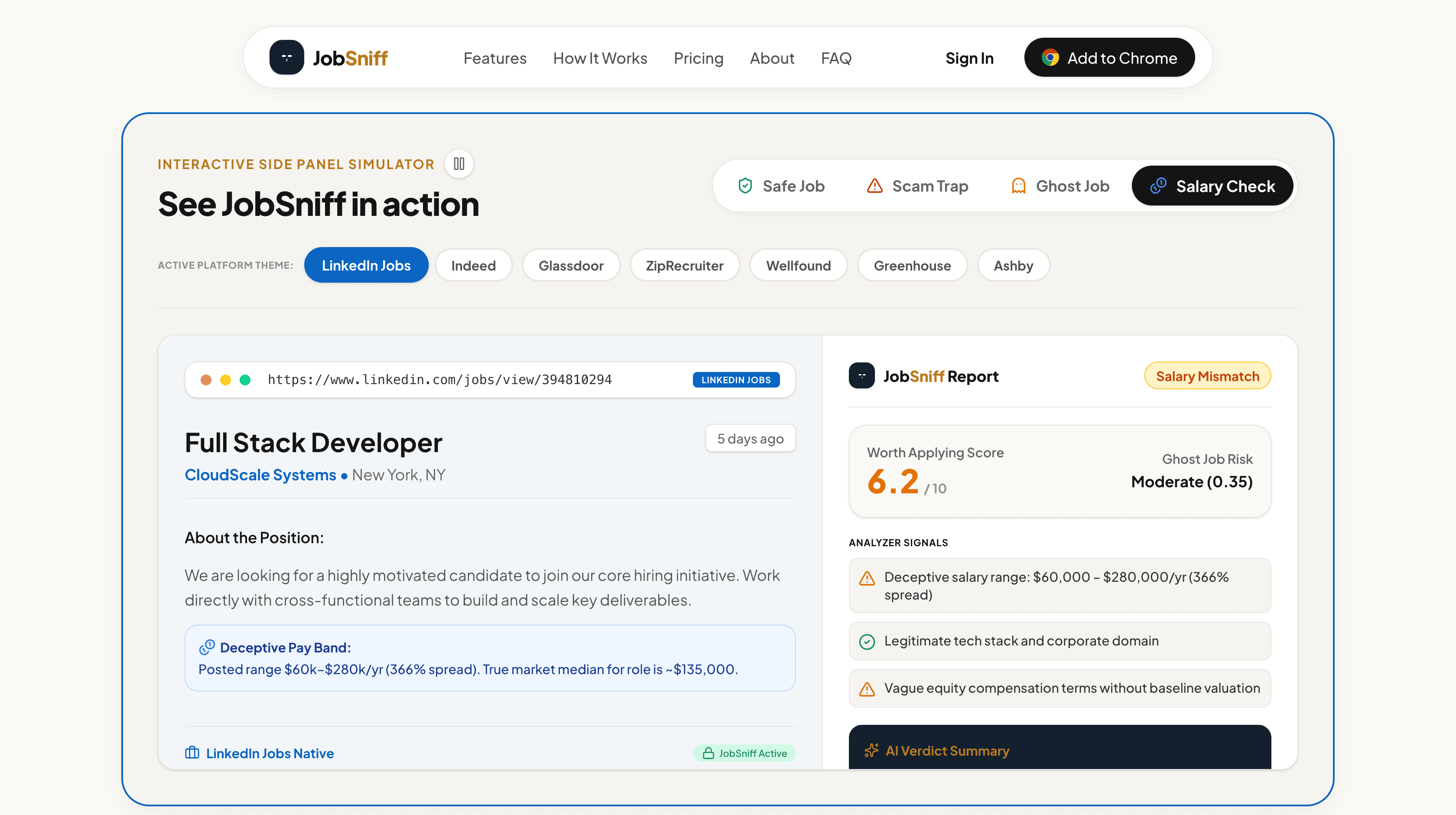JobSniff Screenshot 3